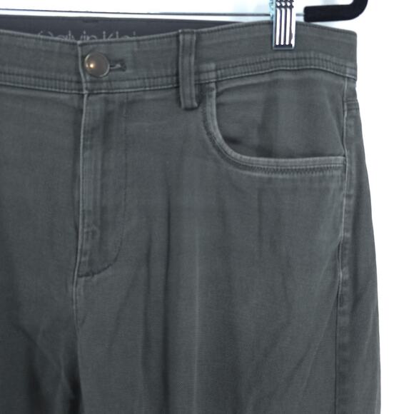 Calvin Klein Men 34X29 Gray Pull On Elastic Waist Stretchy Denim Straight Jean - Picture 4 of 16